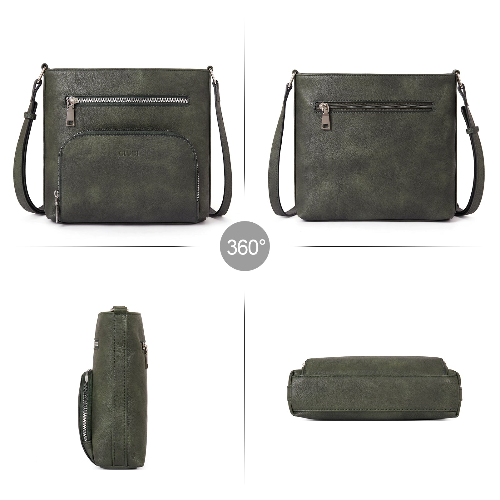 Amos Vintage Patchwork Crossbody Bag