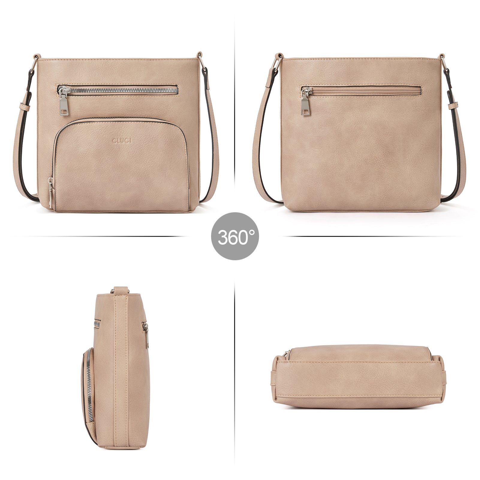 Amos Vintage Patchwork Crossbody Bag