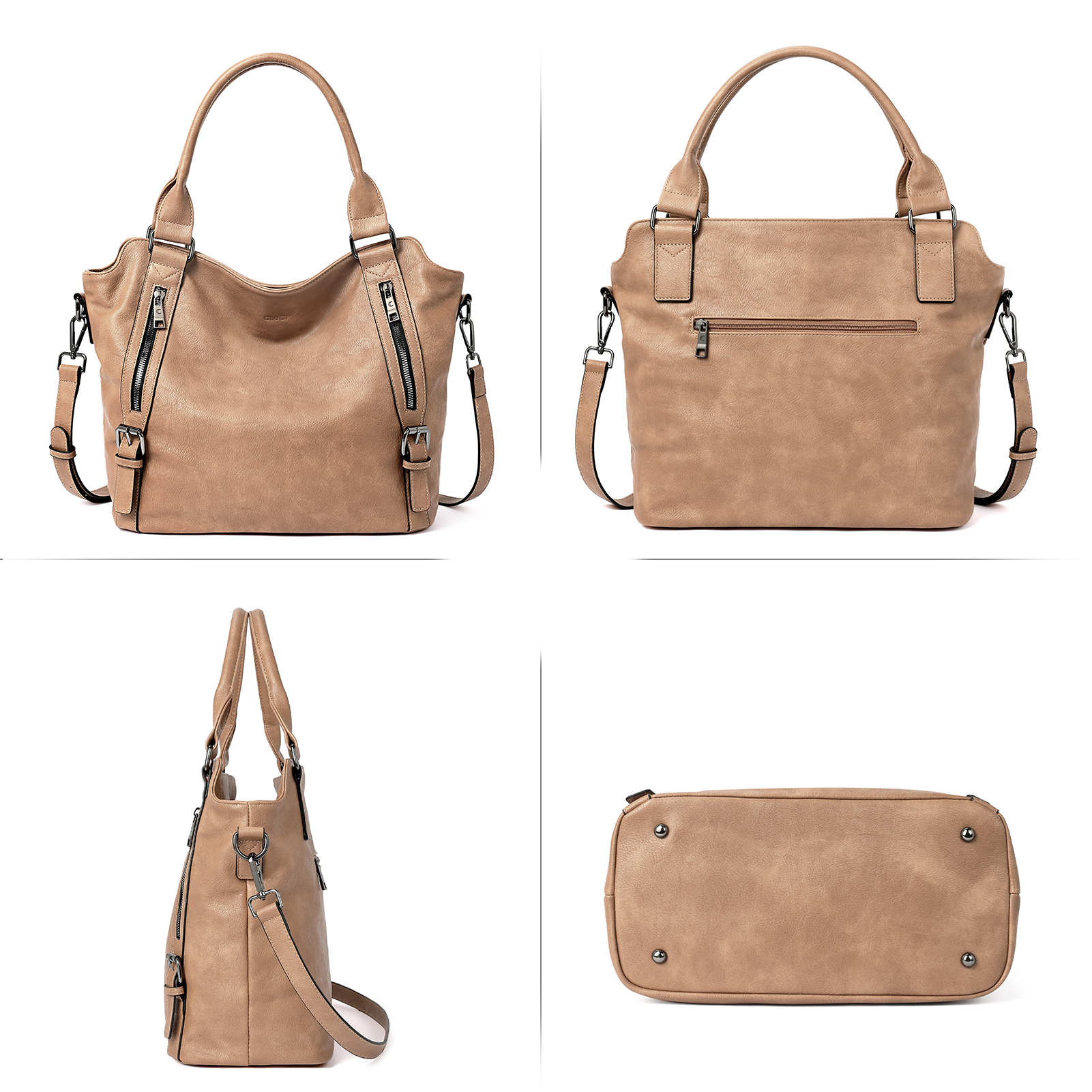 CLUCI Hobo Bags Large Tote with Adjustable Shoulder Strap