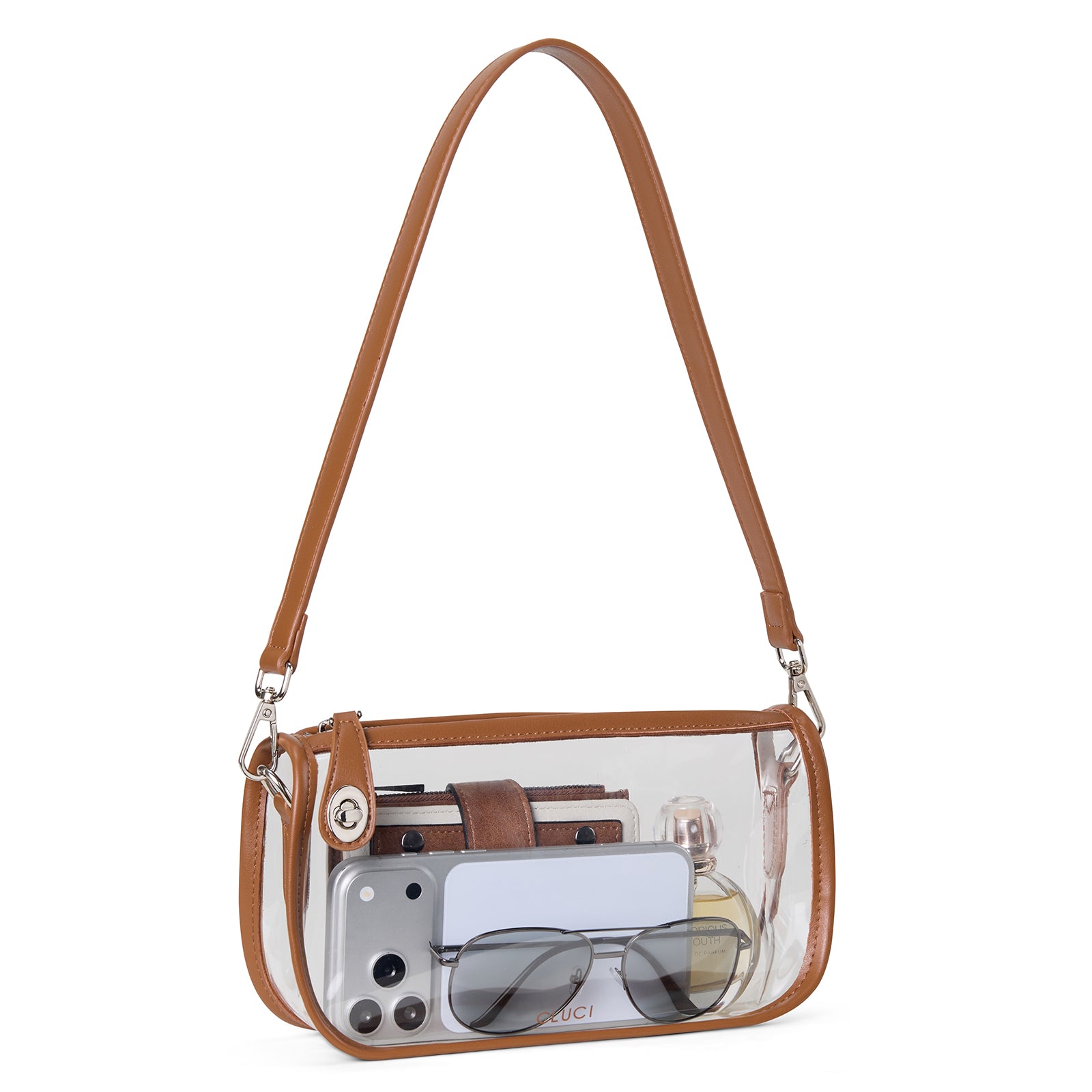 CLUCI Clear Purse Crossbody Bags for Concerts Sports Events Festivals