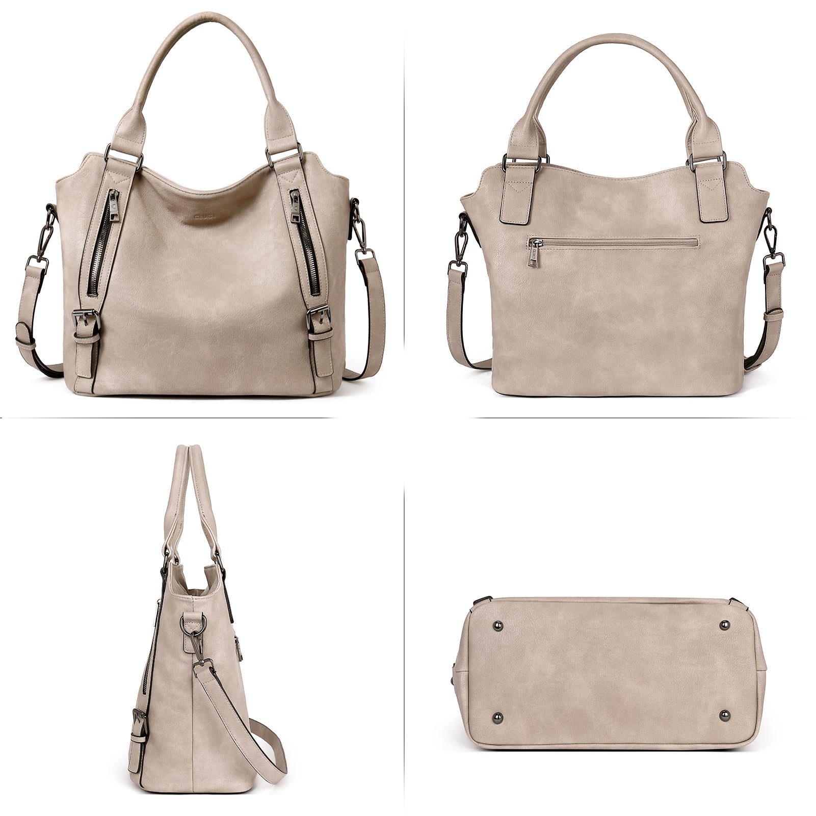 CLUCI Hobo Bags Large Tote with Adjustable Shoulder Strap