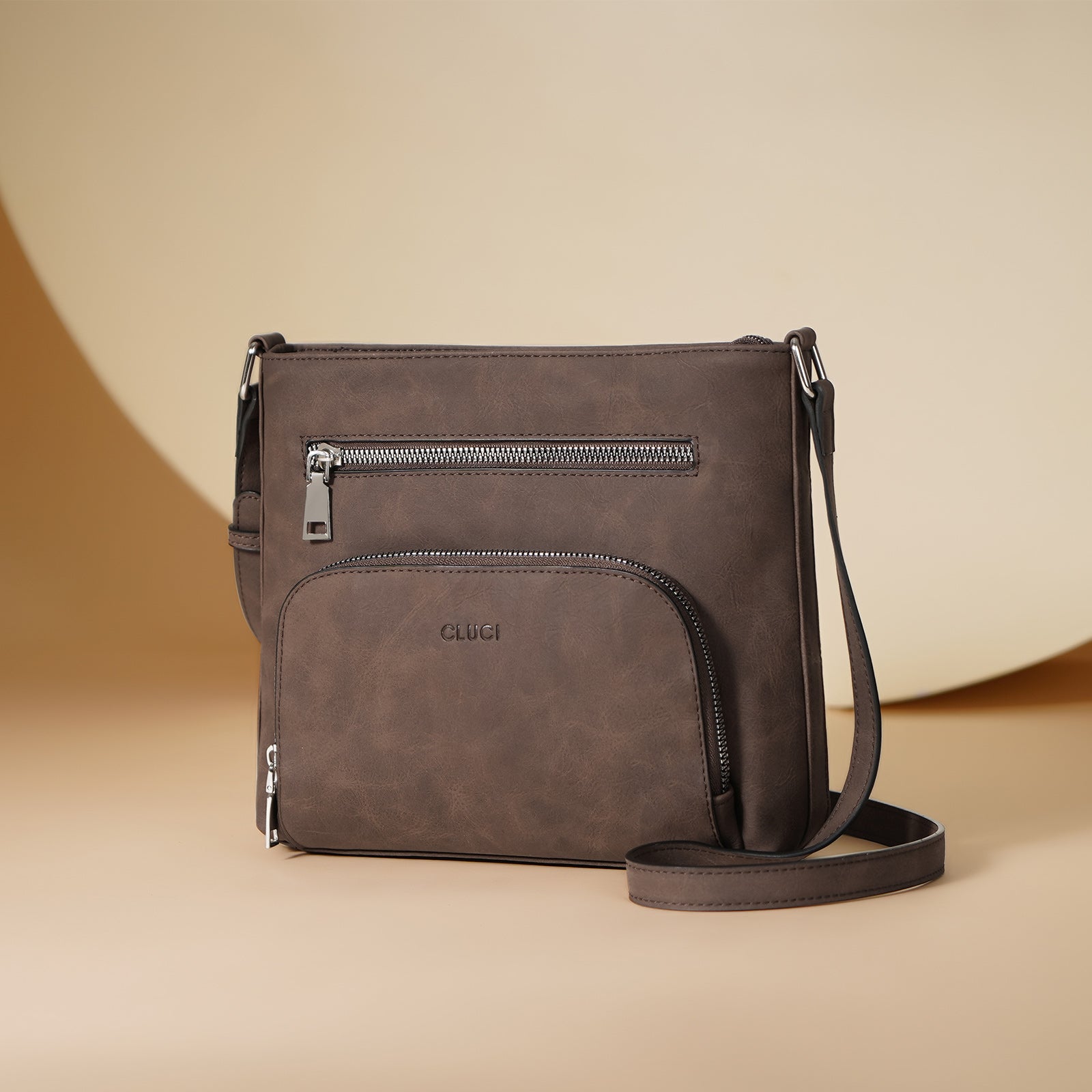 Amos Vintage Patchwork Crossbody Bag