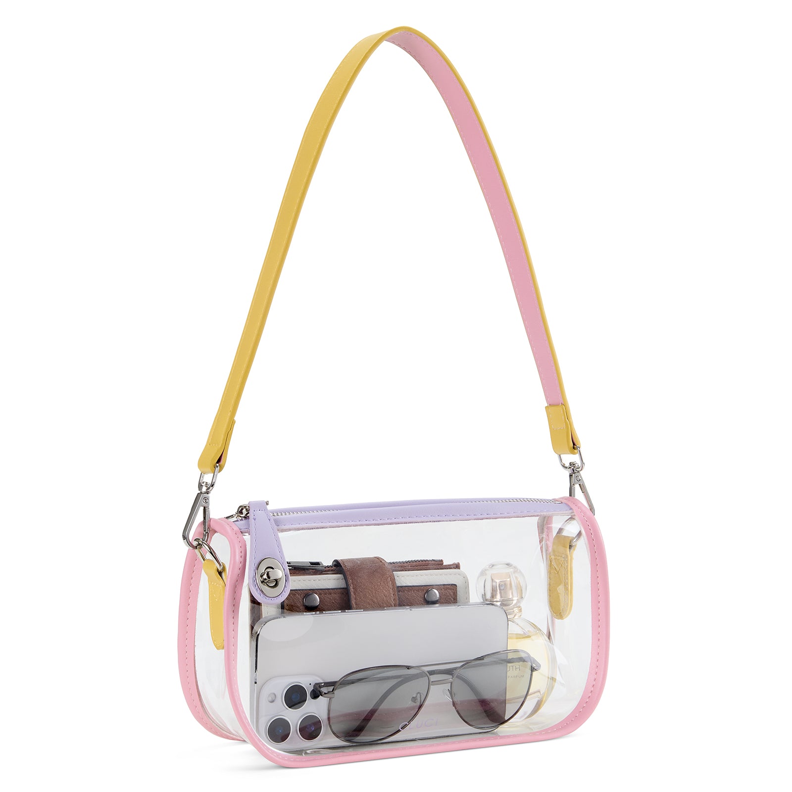 CLUCI Clear Purse Crossbody Bags for Concerts Sports Events Festivals