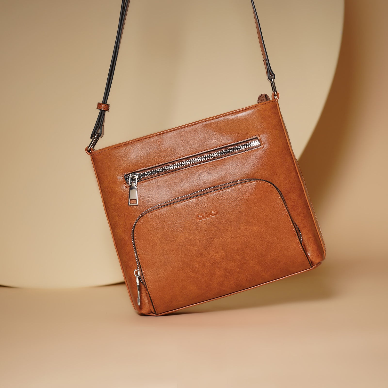 Amos Vintage Patchwork Crossbody Bag