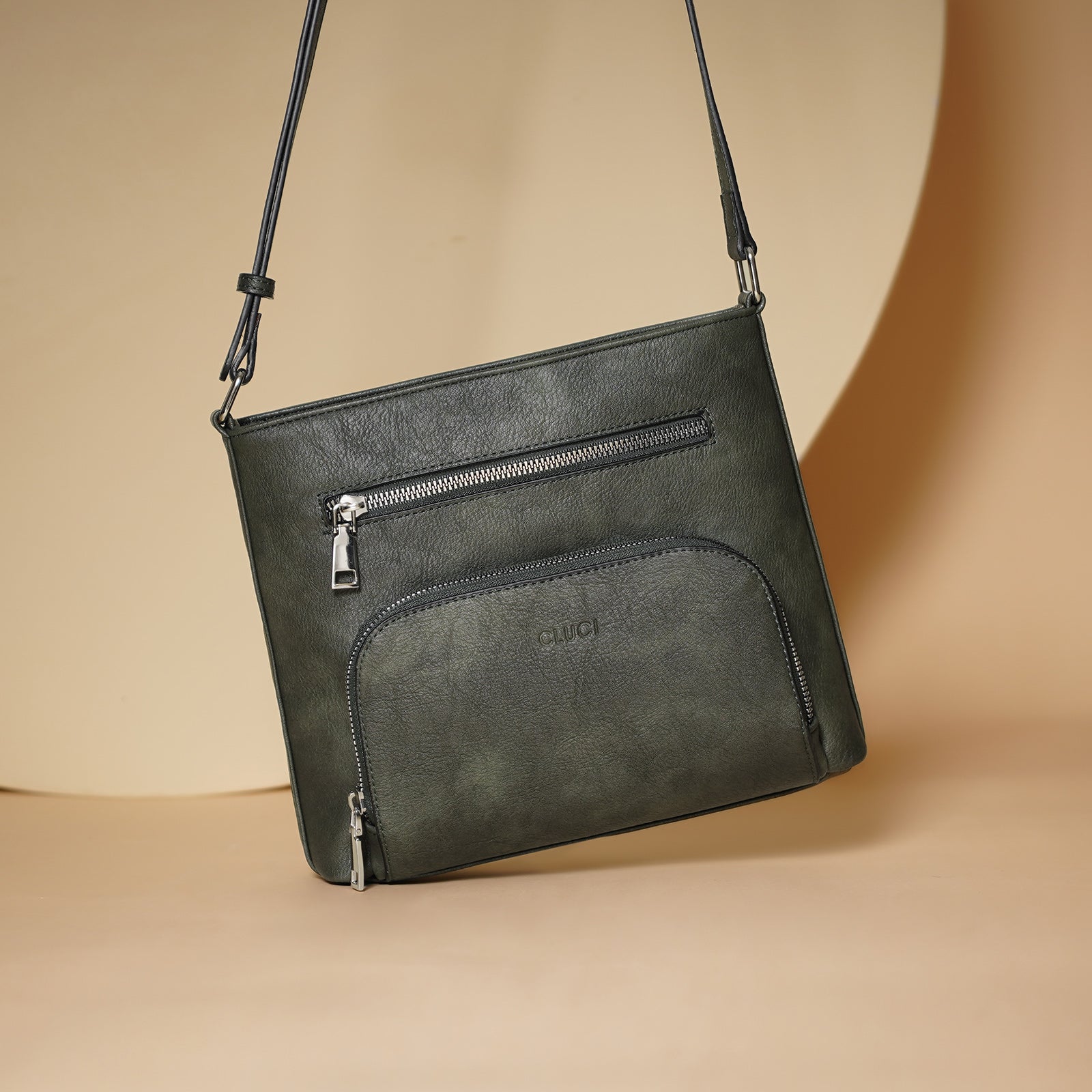 Amos Vintage Patchwork Crossbody Bag