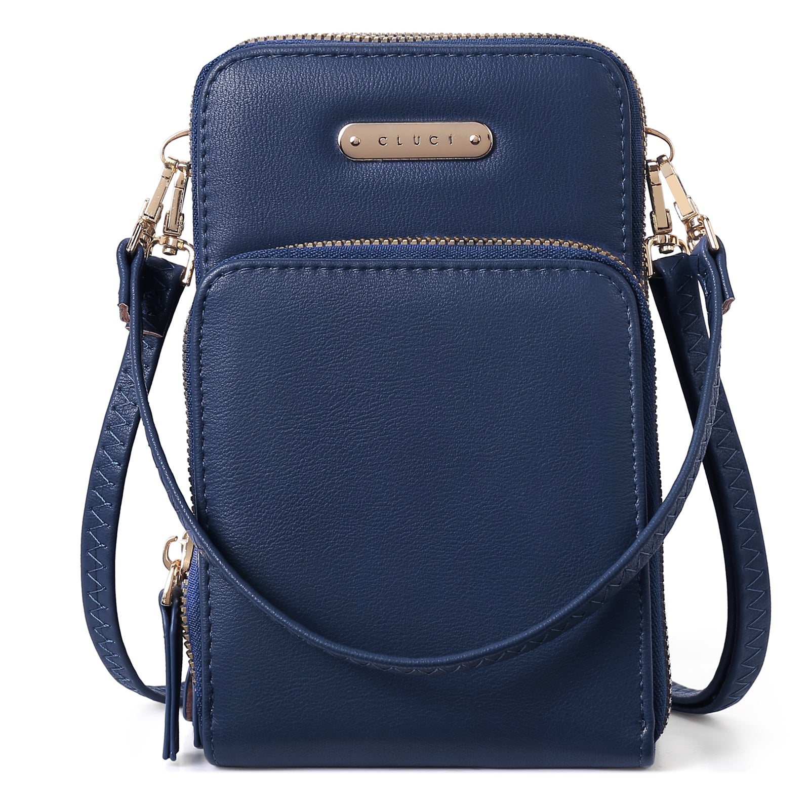 CLUCI Small Crossbody Bag for Women Leather Cellphone Shoulder Purses Fashion Travel Designer Wallet