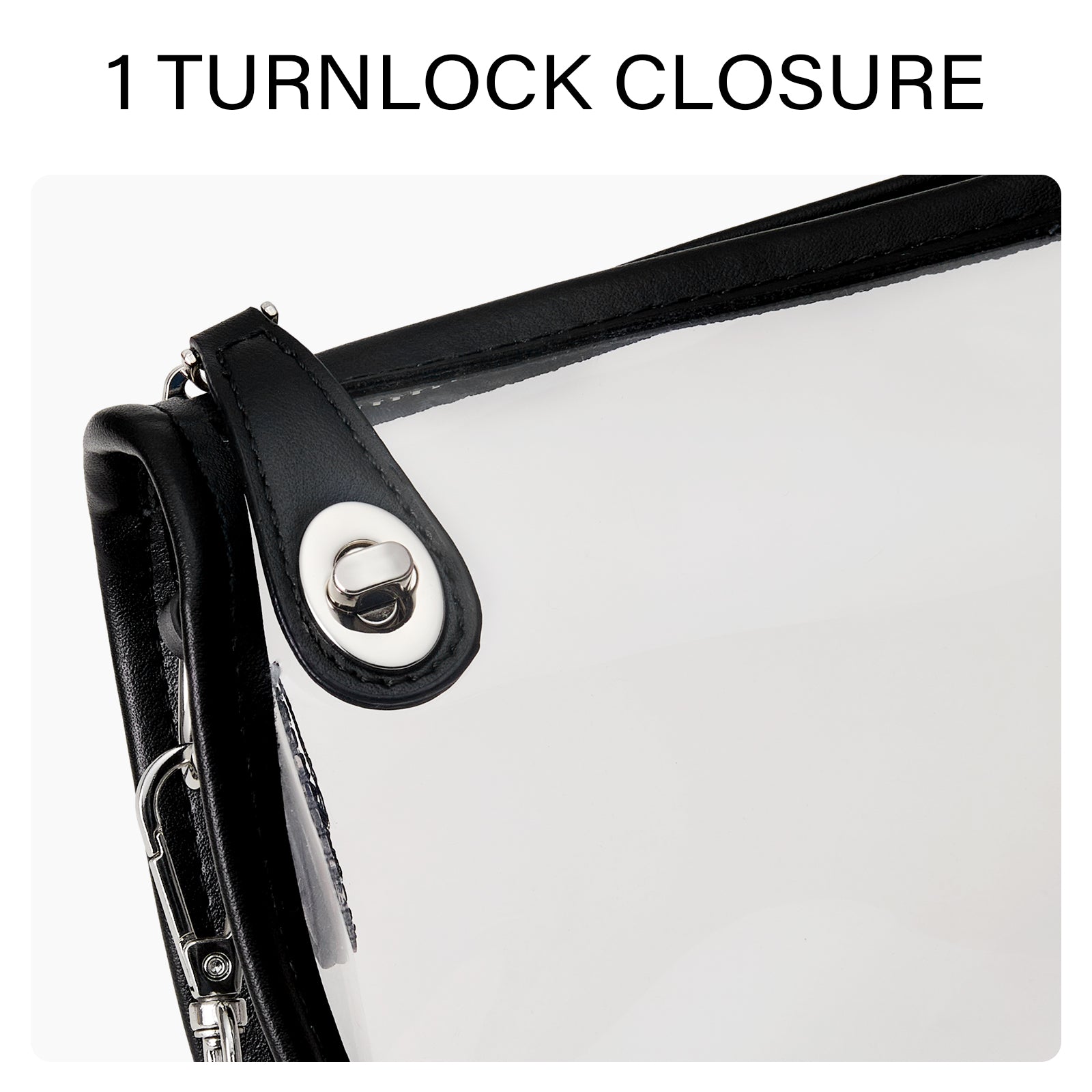 CLUCI Clear Purse Crossbody Bags for Concerts Sports Events Festivals