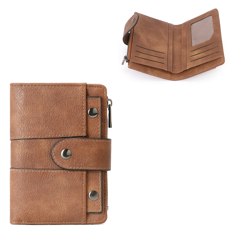 Cathy Women's Small Wallet With Coin Pocket For Daily Use