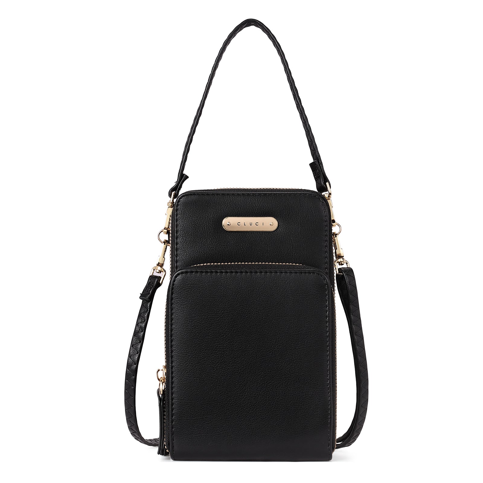 CLUCI Small Crossbody Bag for Women Leather Cellphone Shoulder Purses Fashion Travel Designer Wallet