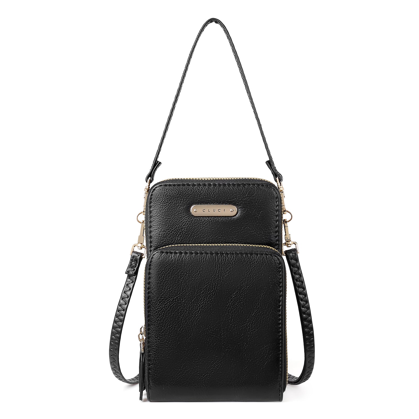 CLUCI Small Crossbody Bag for Women Leather Cellphone Shoulder Purses Fashion Travel Designer Wallet