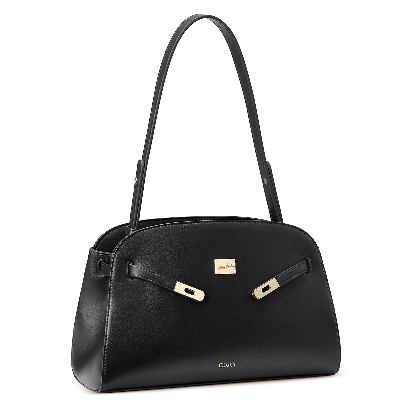 Water Repellent Shoulder Handbags with 2 Adjustable Straps Leather Crossbody Bag