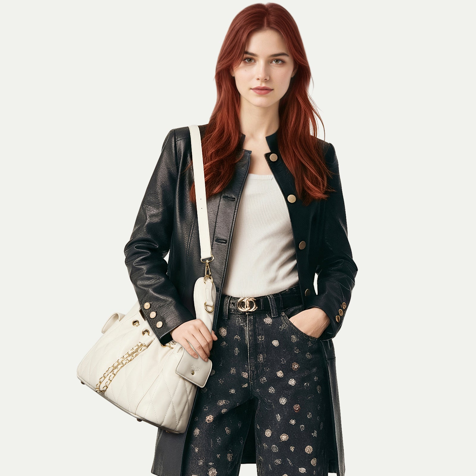 Cluci Chic Bag - Crumpled Shoulder Purse
