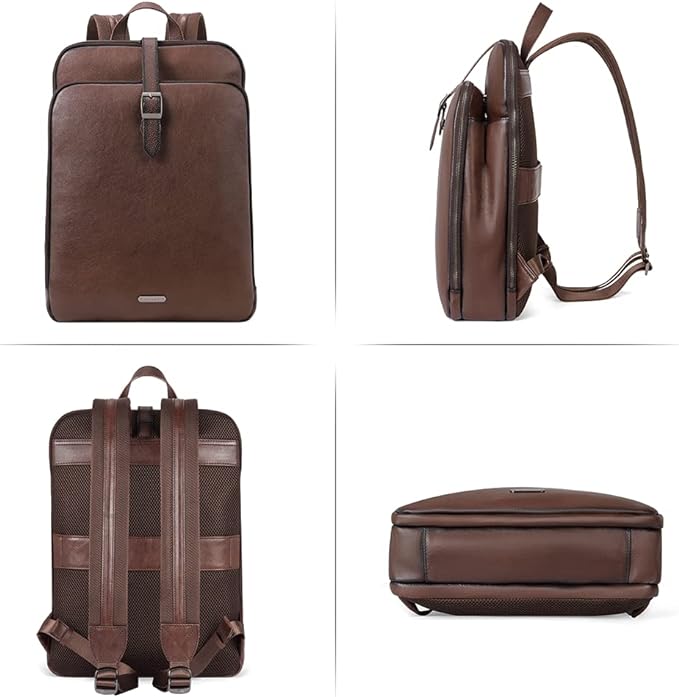 Koch Vintage Full Grain Vegetable Tanned Leather Backpack For Work