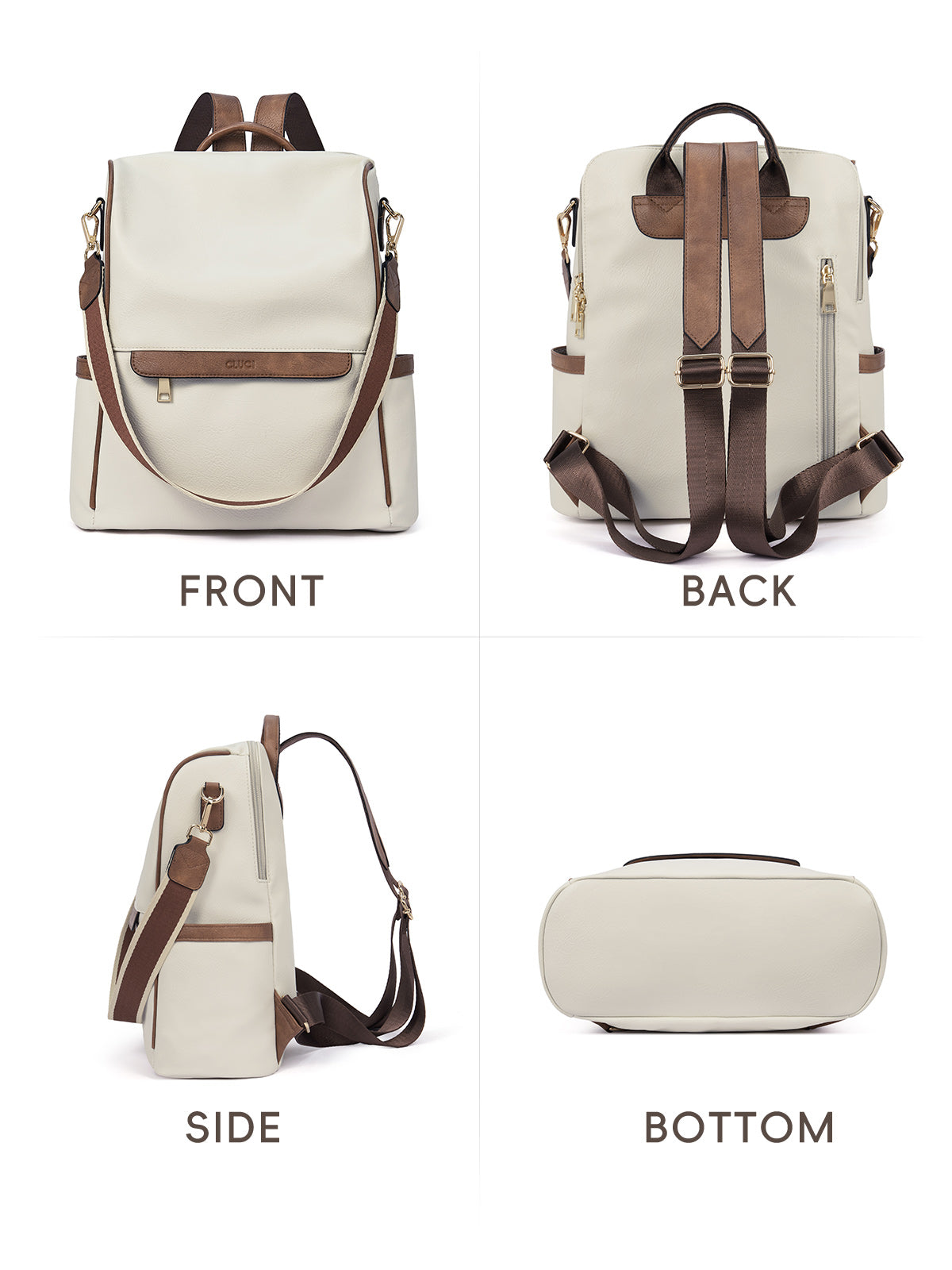 Large Capacity Fashion Designer Womens Backpack Purse