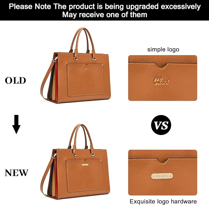 Lauren Refined Leather Briefcase For Women For Daily Use