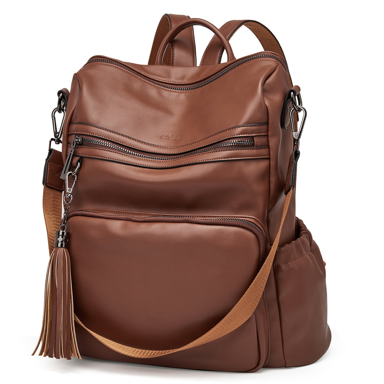 Greene Luxury Vintage Women's Leather Backpack Purse For Commuting