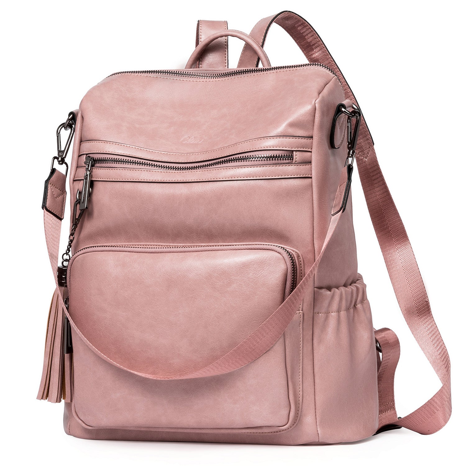 Greene Women's Leather Backpack Purse For Commuting | Oil Wax