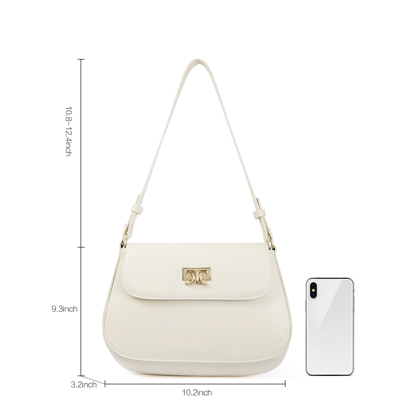 CLUCI Purses for women Small Shoulder Bag Cute Clutch Designer Tote Handbags Leather Crossbody Hobo purse