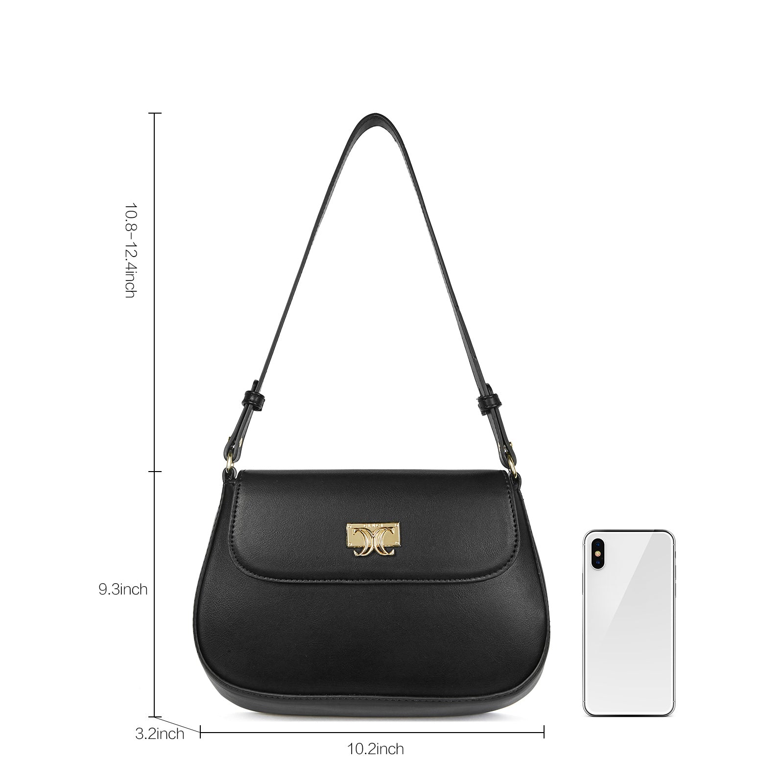 CLUCI Purses for women Small Shoulder Bag Cute Clutch Designer Tote Handbags Leather Crossbody Hobo purse