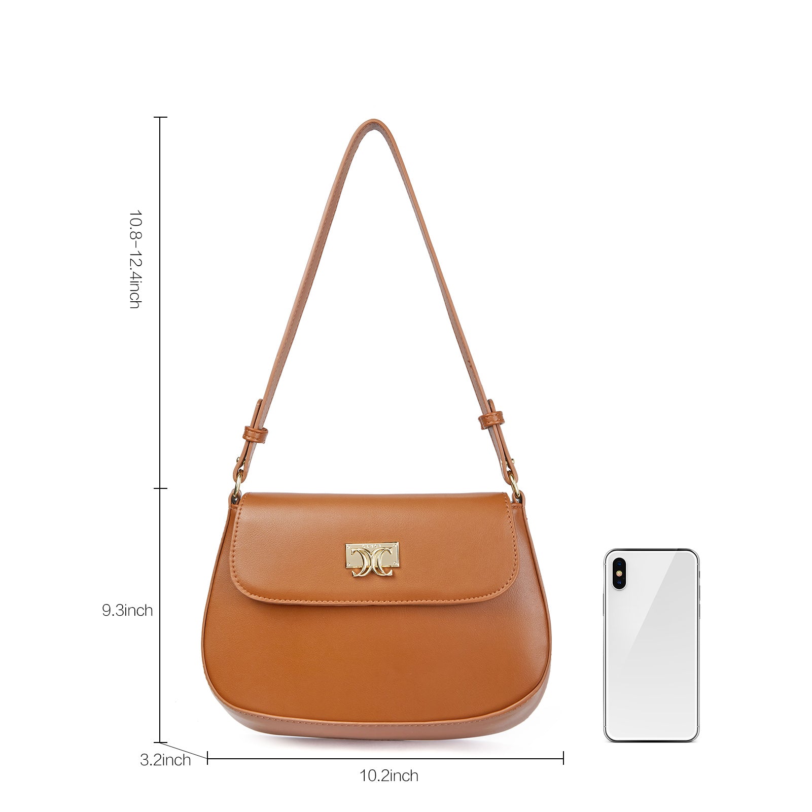CLUCI Purses for women Small Shoulder Bag Cute Clutch Designer Tote Handbags Leather Crossbody Hobo purse