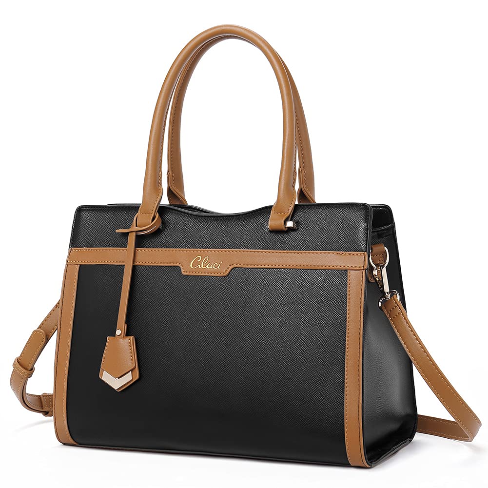 CLUCI Satchel Purses and Handbags for Women Leather Totes Designer Ladies Crossbody Shoulder Bag