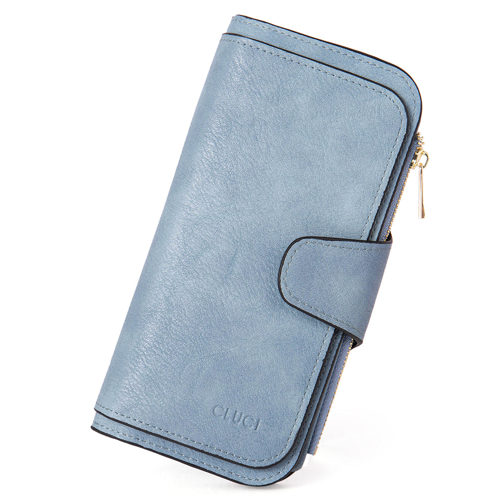 Cathy Luxury Women's Vegan Leather Wallet With Zipper