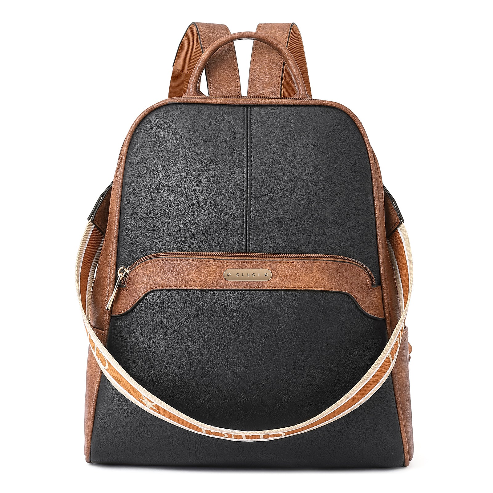 CLUCI Womens Backpack Purse Leather Convertible Bookbag Purses Travel Ladies Designer Daypack Shoulder Bags