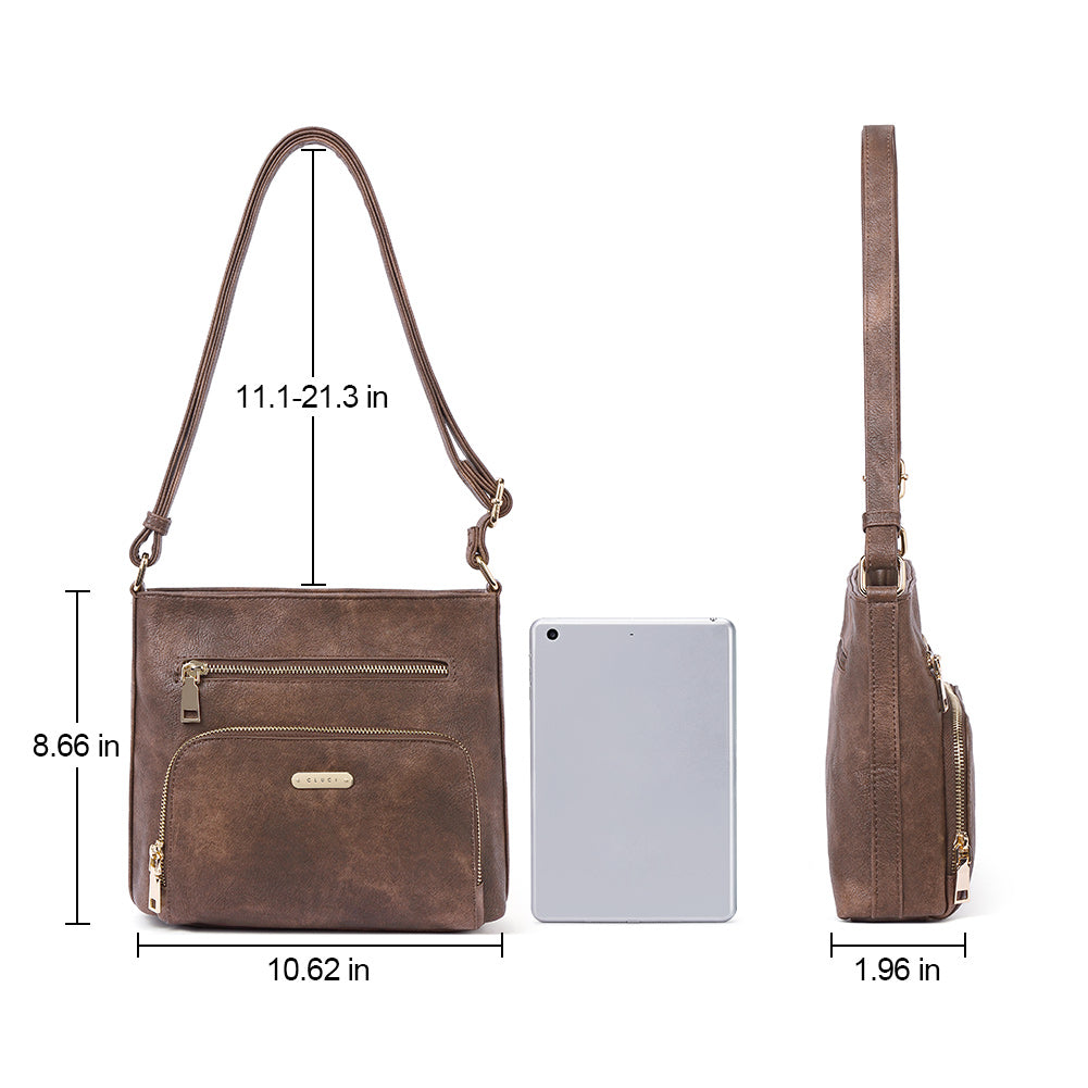 Amos Vintage Patchwork Crossbody Bag