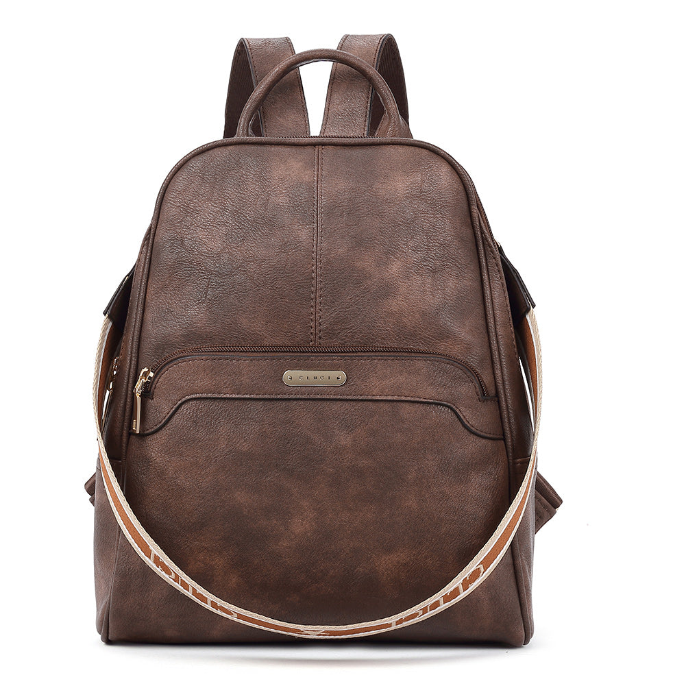 Garbutt Faux Leather Backpack Purse Designed For Travel For Women