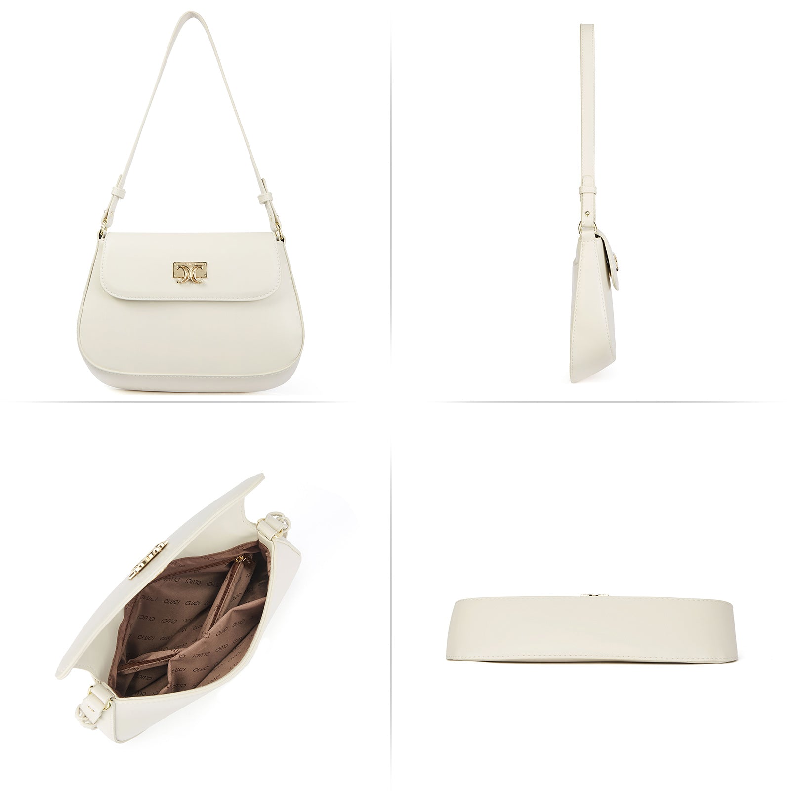 CLUCI Purses for women Small Shoulder Bag Cute Clutch Designer Tote Handbags Leather Crossbody Hobo purse