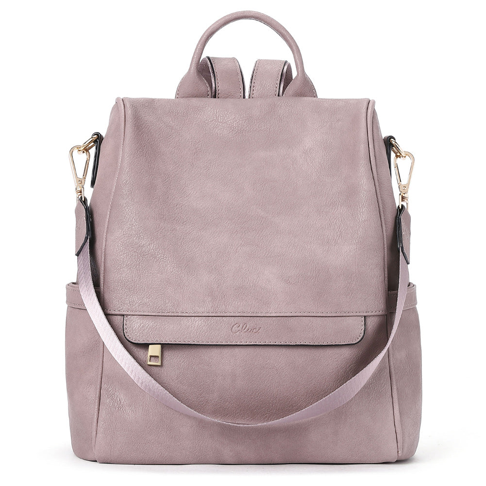 Greene Multi-Purpose Carry Way Vegan Leather Backpack Purse For Women | Two-Toned Vintage