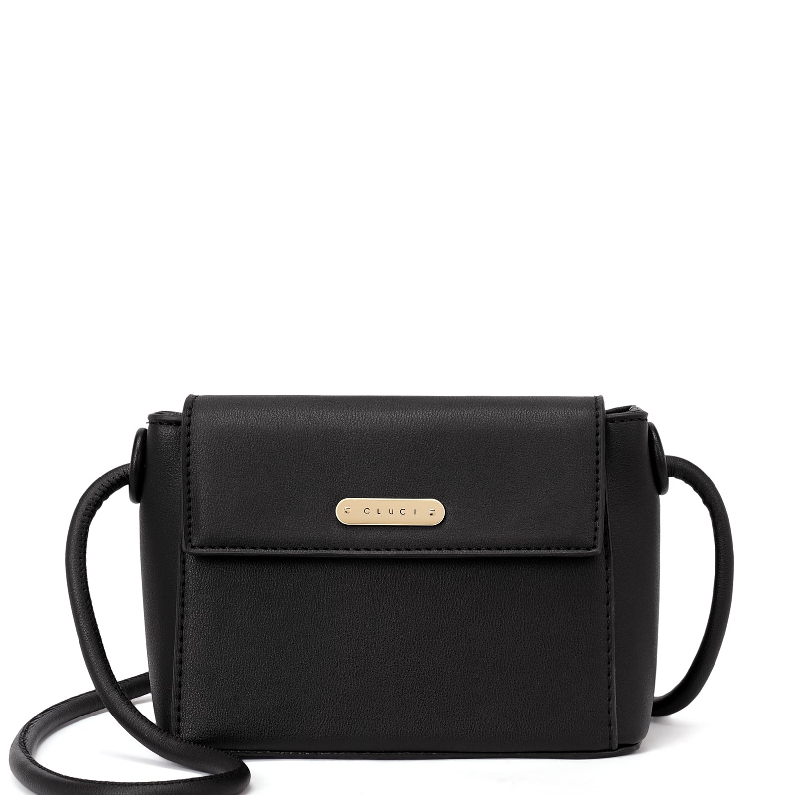 CLUCI Small Crossbody Bags for Women Vegan Leather Flap Fashion Ladies Travel Shoulder Purse with Adjustable Strap