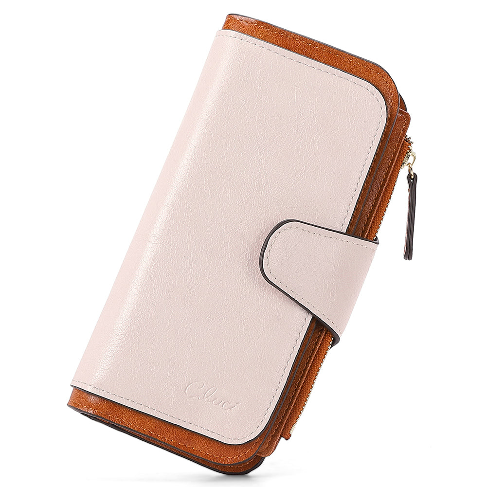 Cathy Luxury Women's Vegan Leather Wallet With Zipper