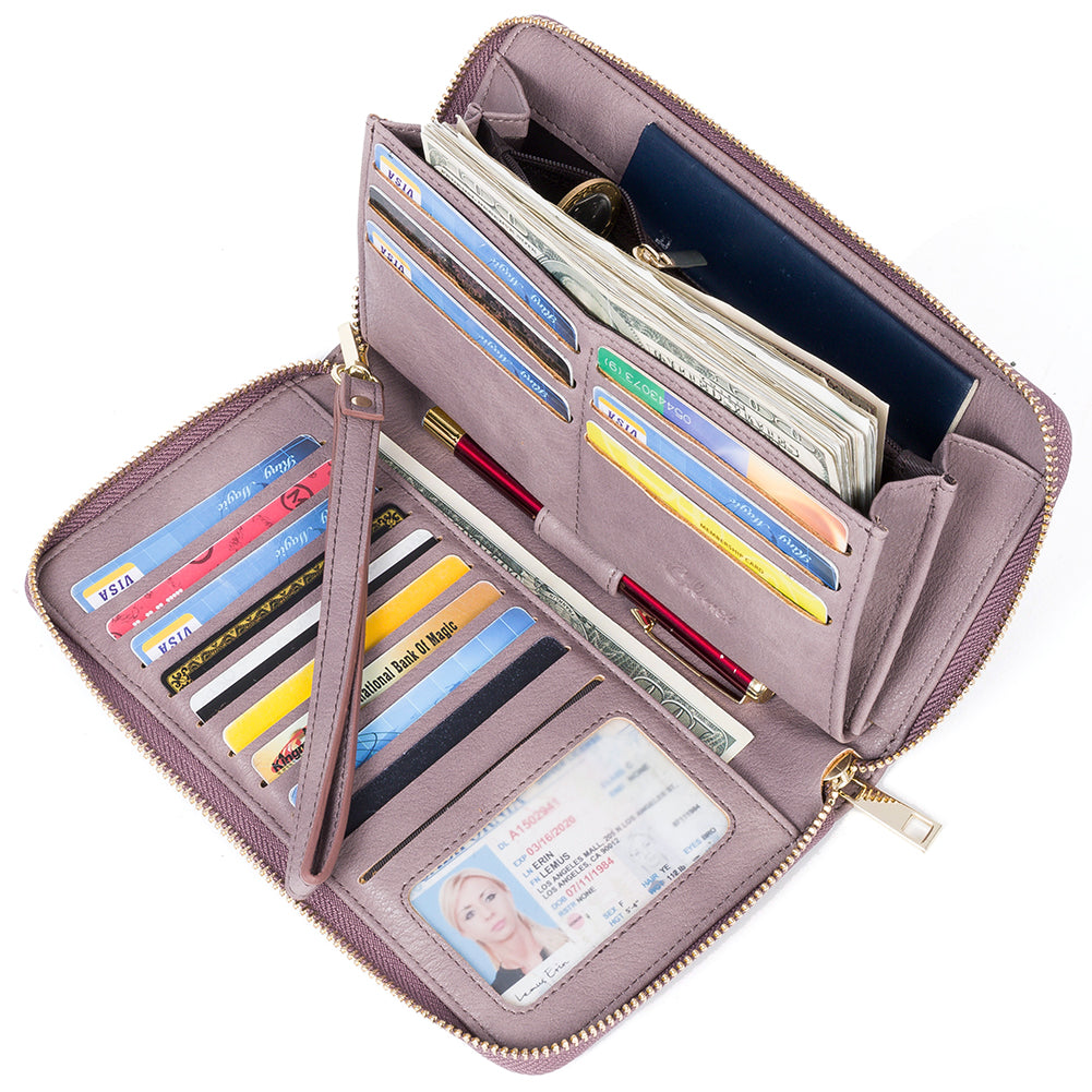 Echo Fashion Women's Large Chic Wallet With ID Window