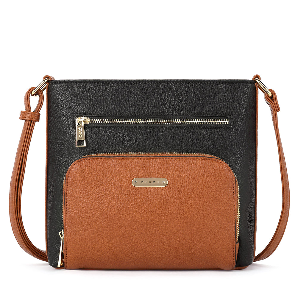 Amos Vintage Patchwork Crossbody Bag