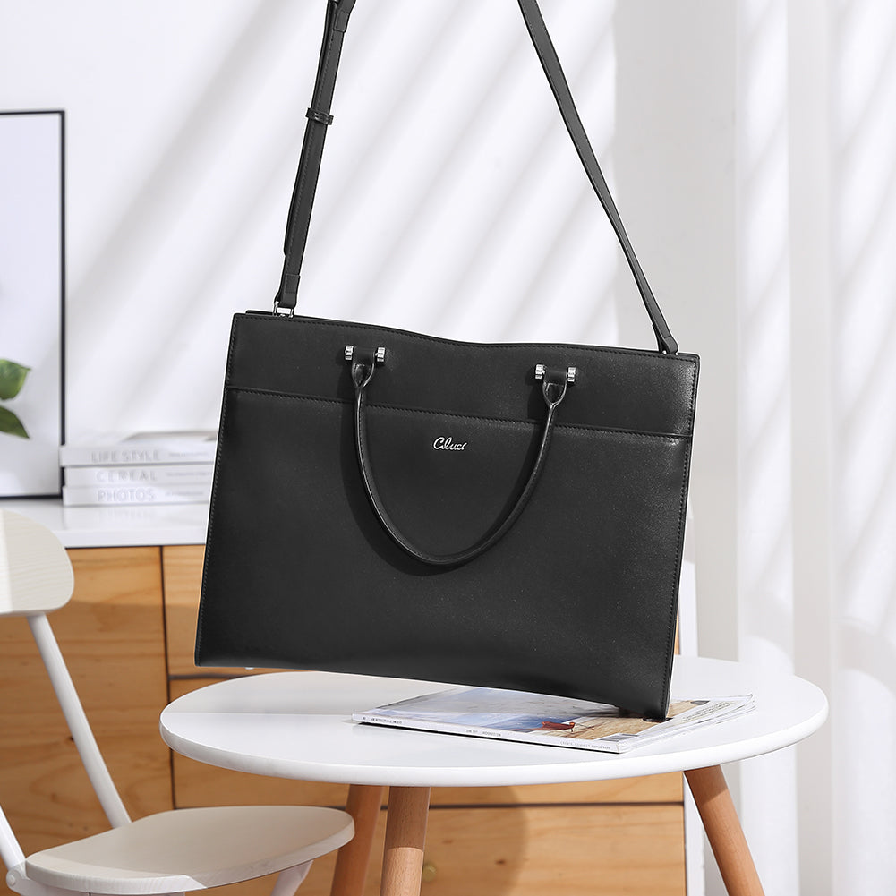 Lauren Ladies Vegan Leather Laptop Briefcase Laptop Bag