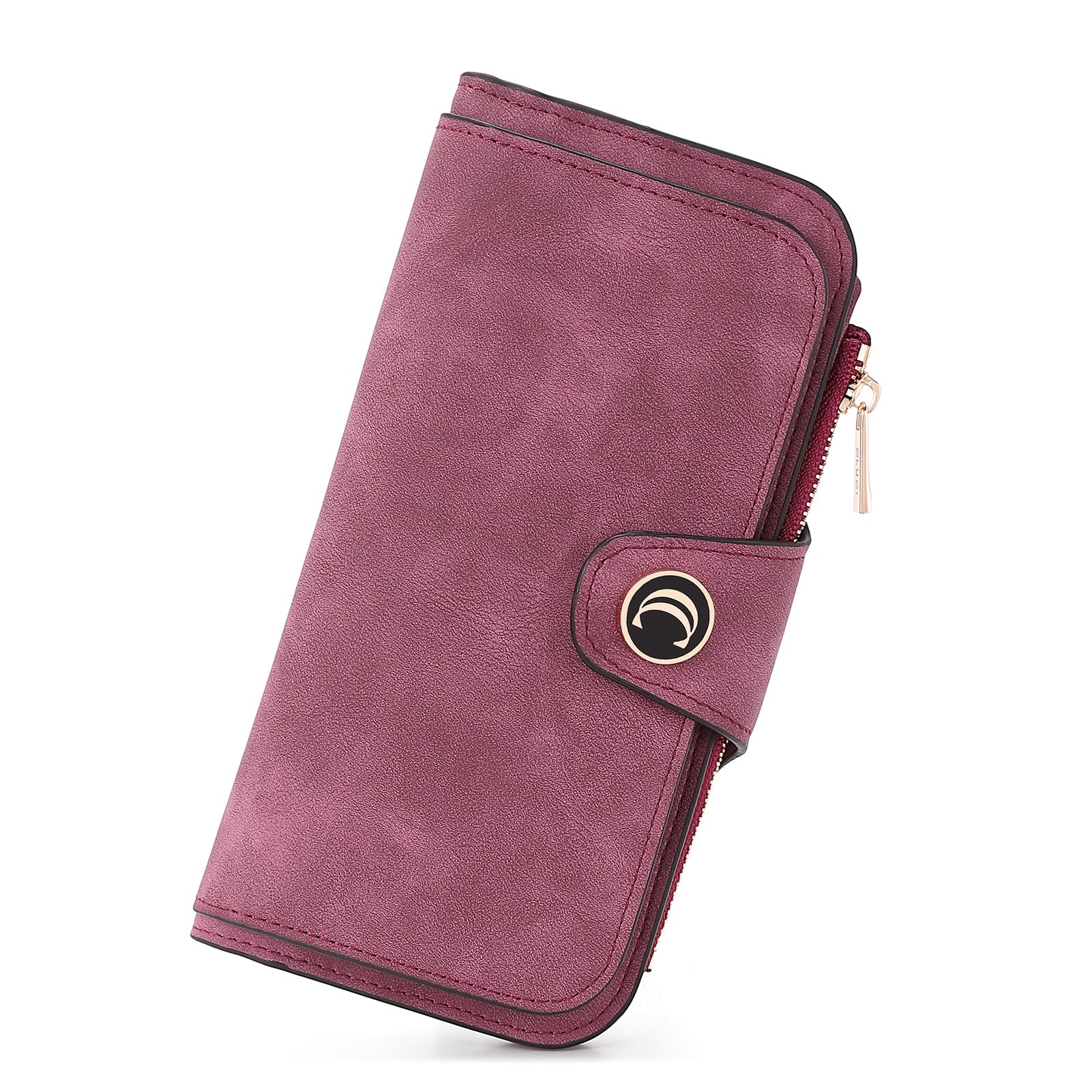 Cathy Luxury Women's Vegan Leather Wallet With Zipper