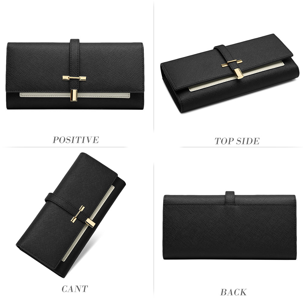 Mile Lightweight Designer Tri-Fold Wallet For Iphone For Women