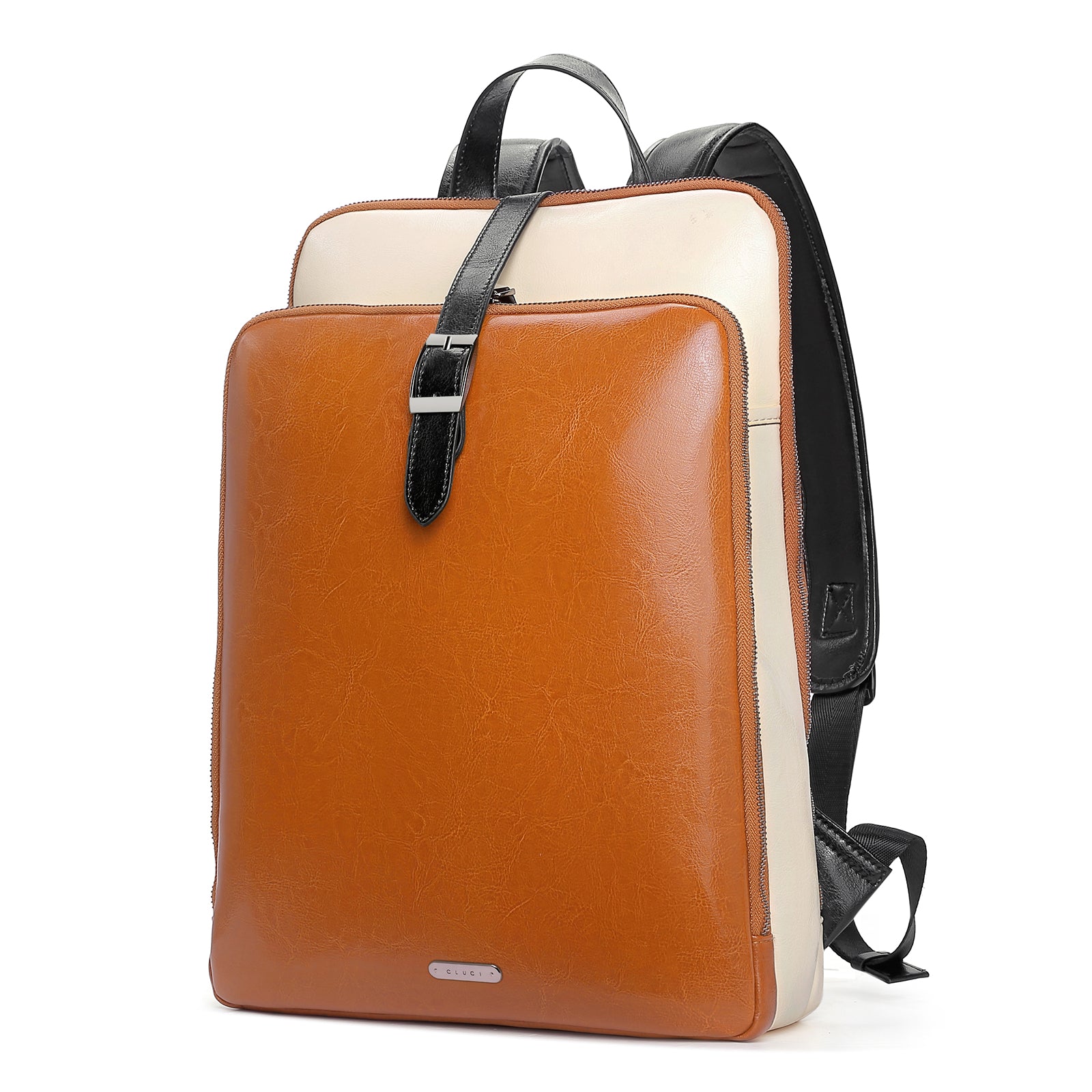 Koch Genuine Leather 15.6 Inch Laptop Backpack Purse For Women