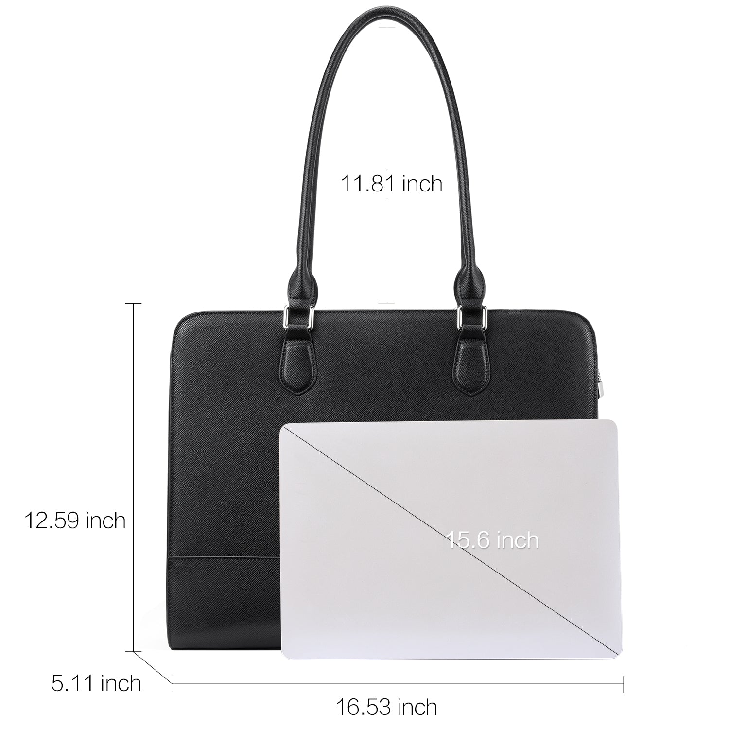 Lauren Designer Leather Briefcase For Women For Commuting