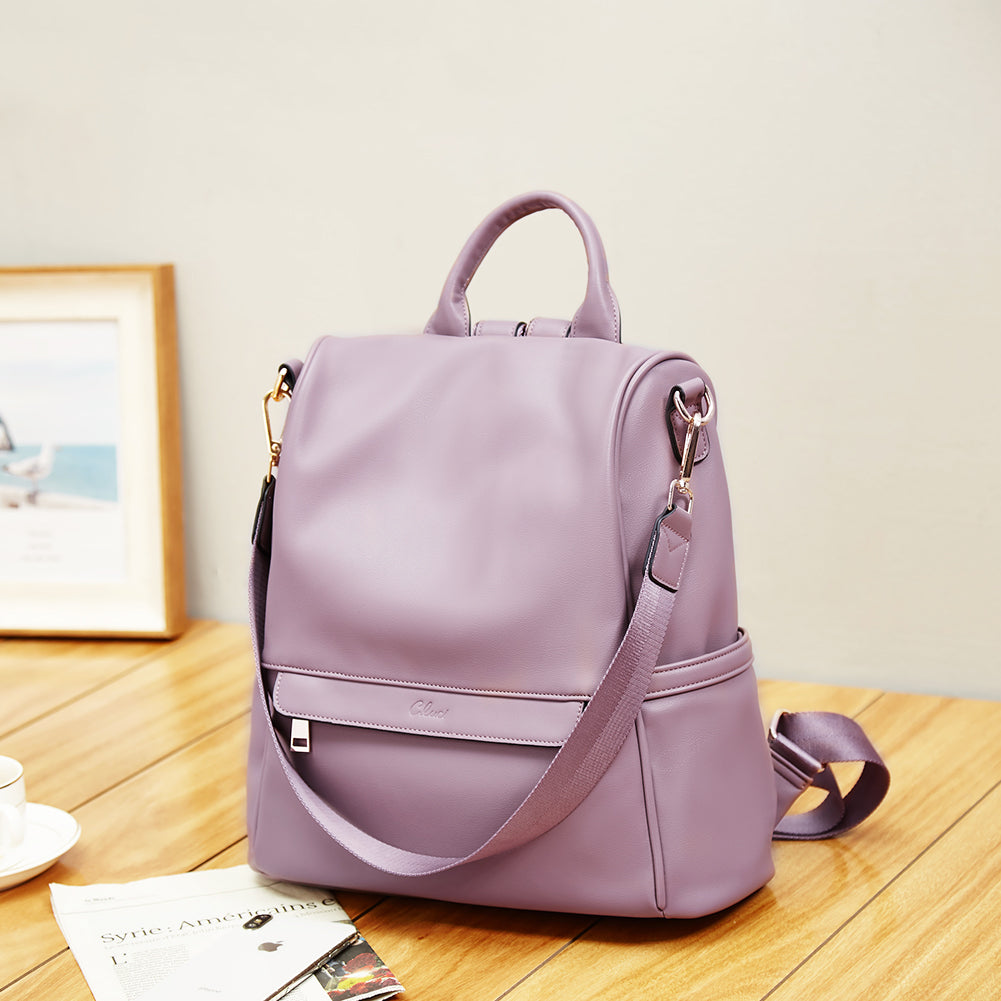 Greene Multi-Purpose Carry Way Vegan Leather Backpack Purse For Women