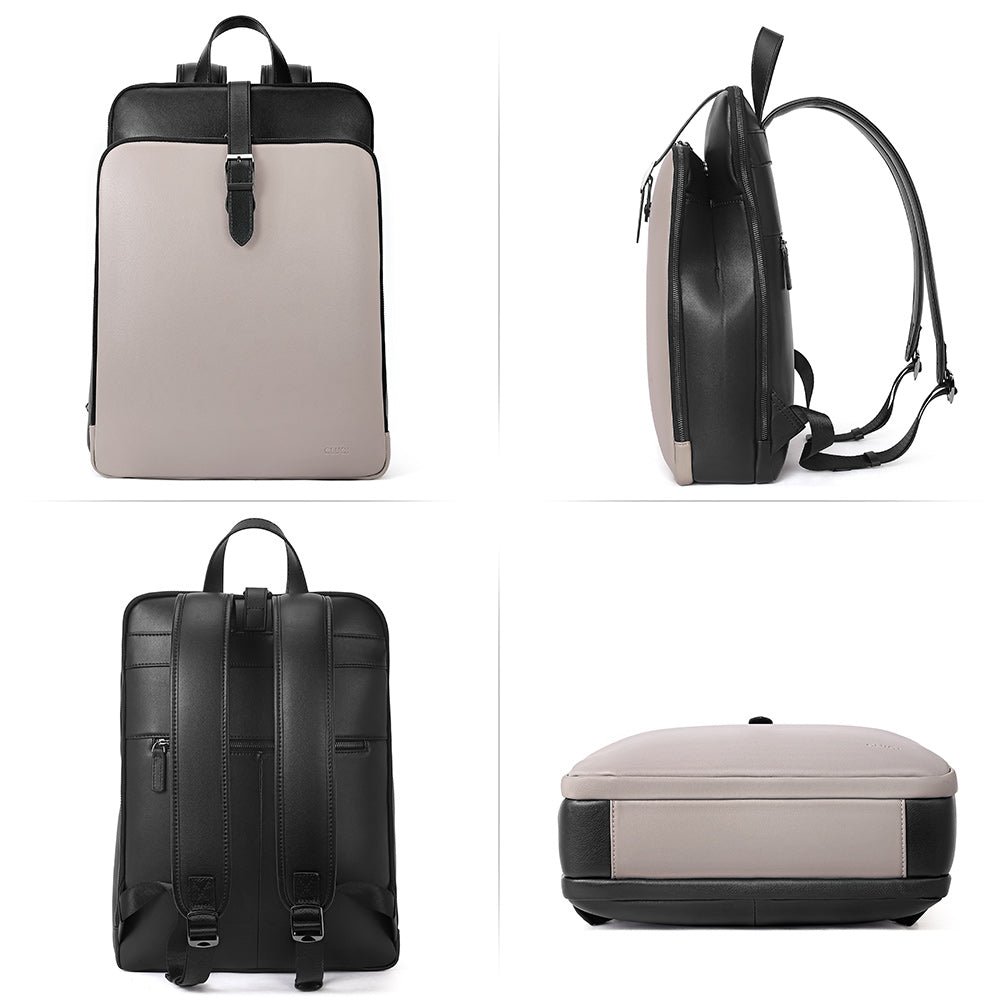 Koch Genuine Leather 15.6 Inch Laptop Backpack Purse For Women