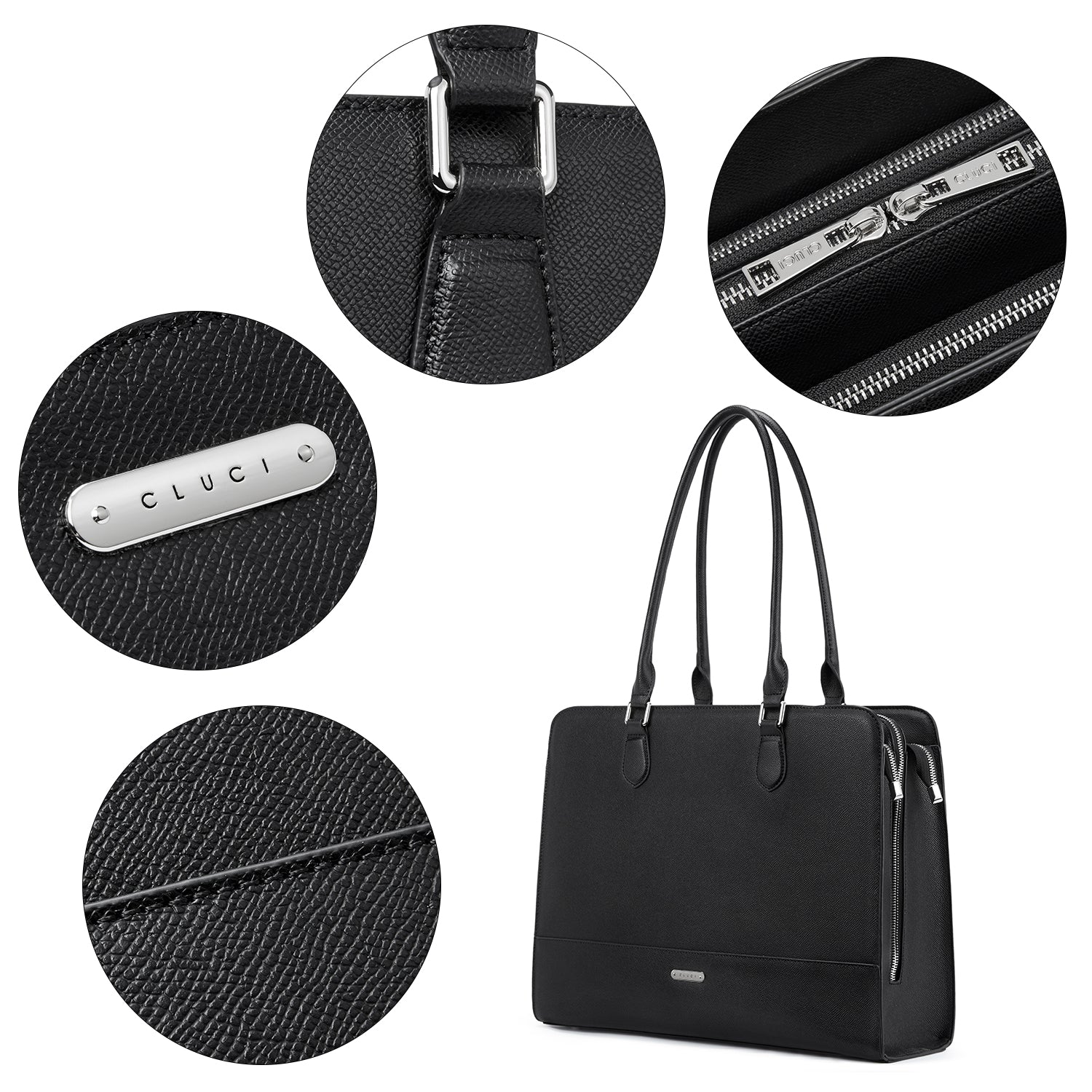 Lauren Designer Leather Briefcase For Women For Commuting
