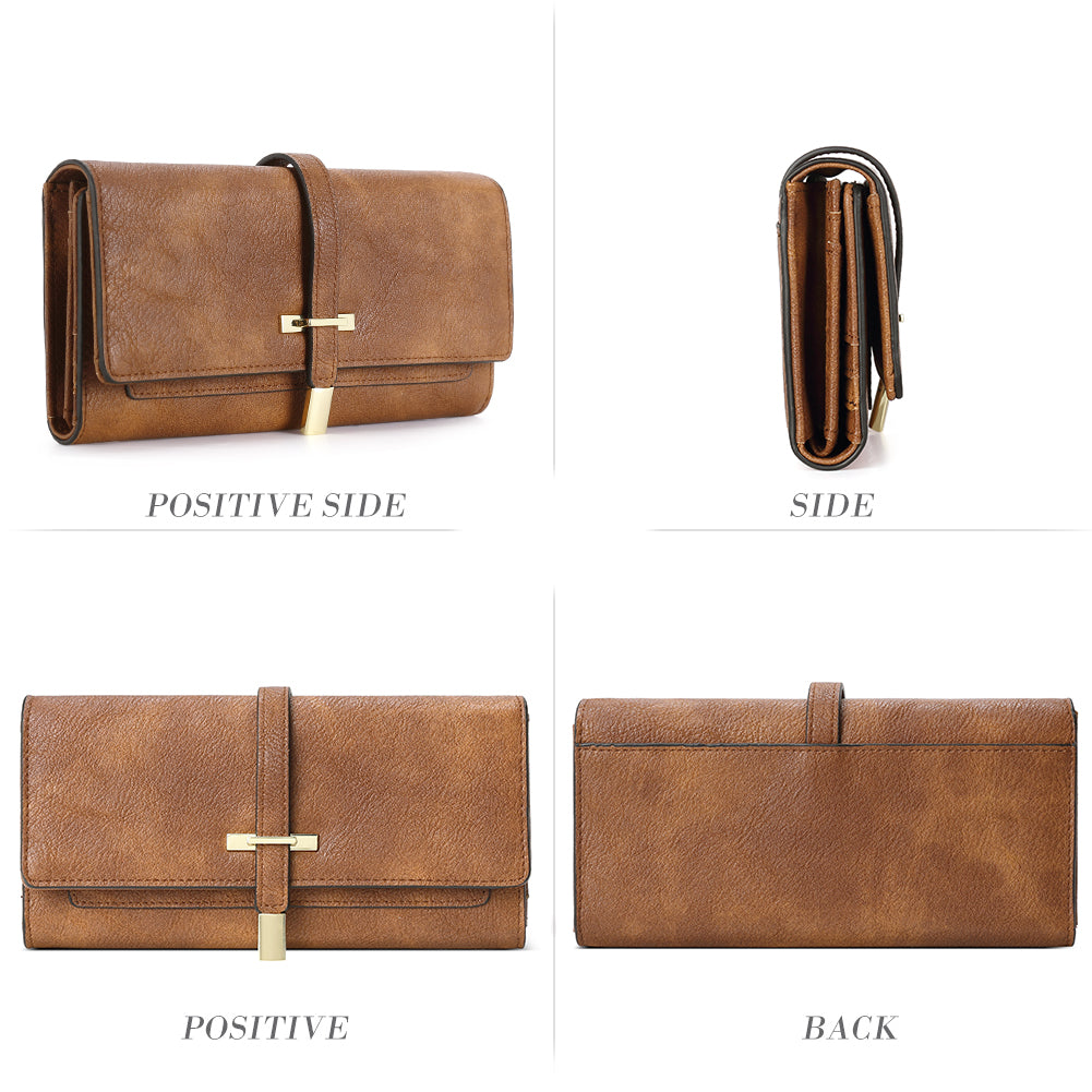Mile Lightweight Designer Tri-Fold Wallet For Iphone For Women
