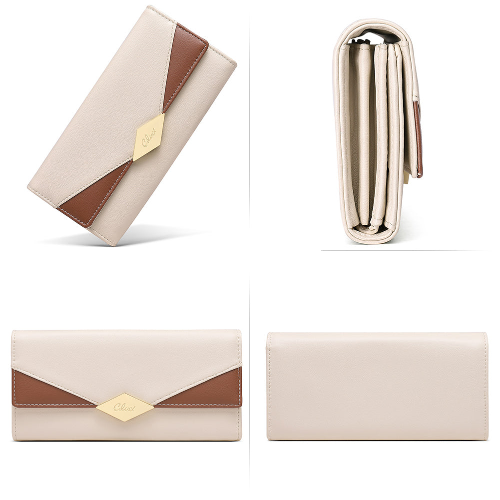 Mile Large Stylish Wallet For Women With Multiple Card Slots