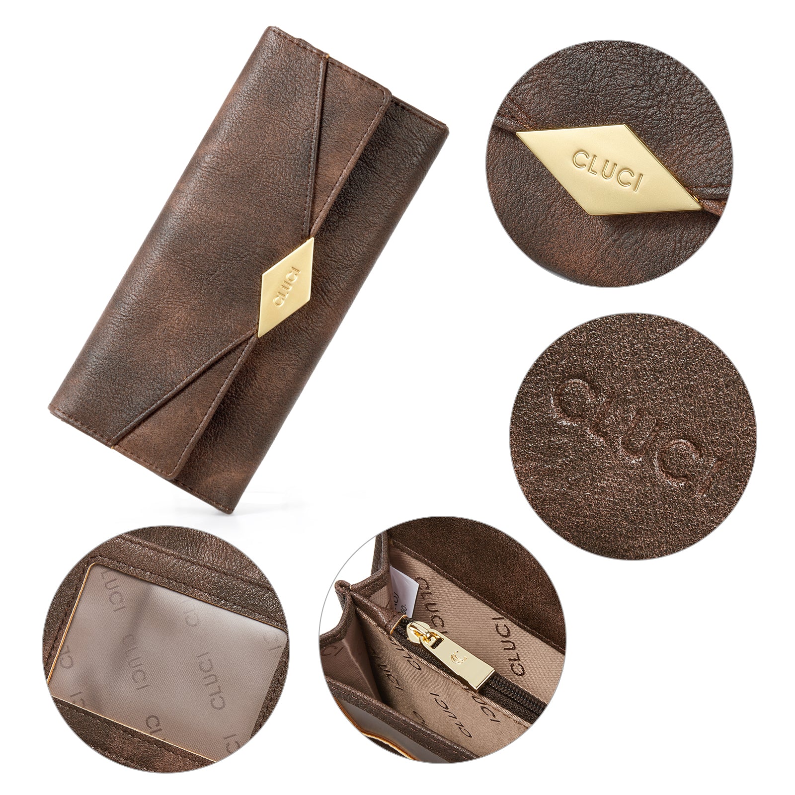 Mile Large Stylish Wallet For Women With Multiple Card Slots