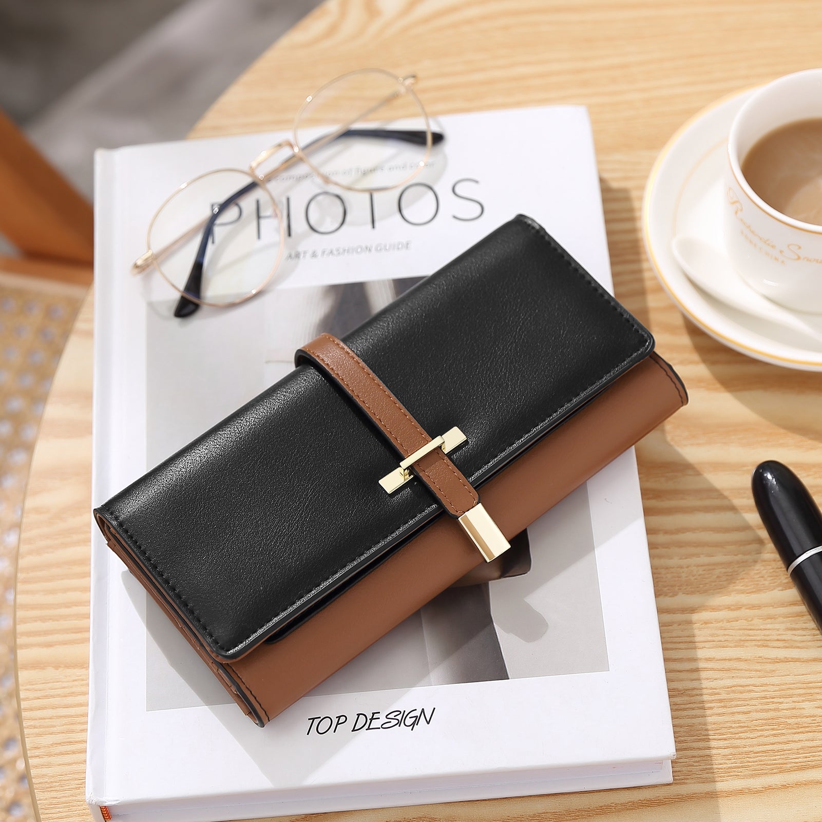 Mile Lightweight Designer Tri-Fold Wallet For Iphone For Women