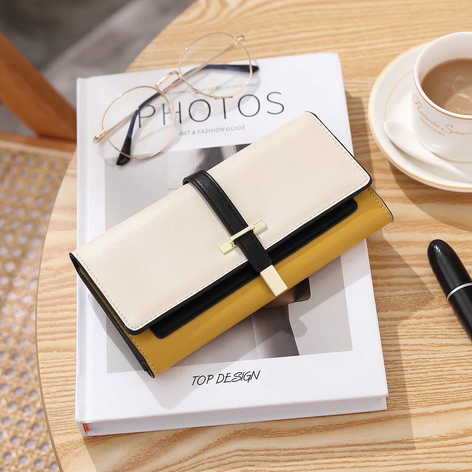 Mile Lightweight Designer Tri-Fold Wallet For Iphone For Women
