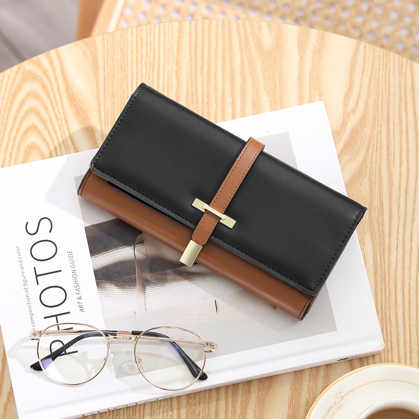 Mile Lightweight Designer Tri-Fold Wallet For Iphone For Women