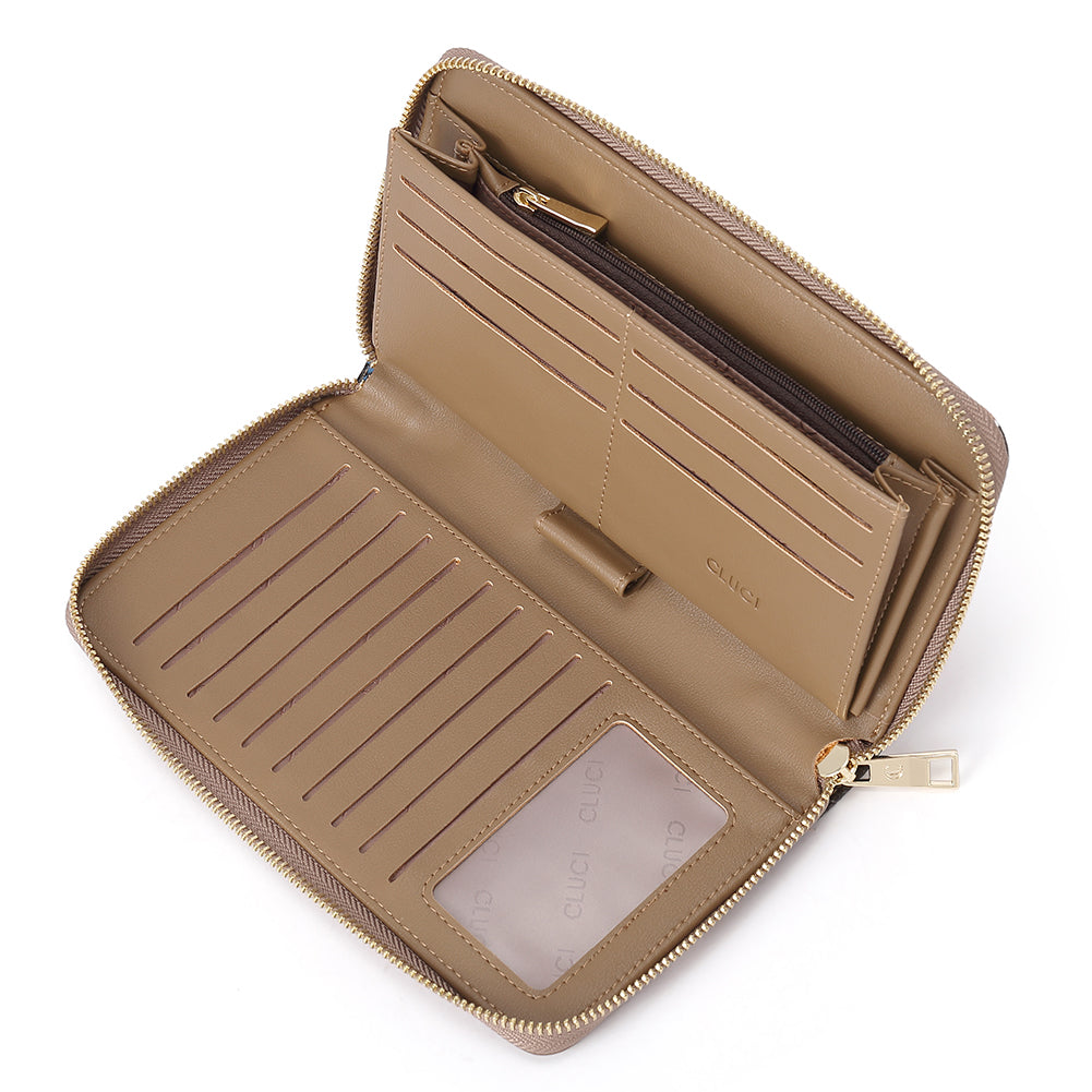 Echo Fashion Women's Large Chic Wallet With ID Window